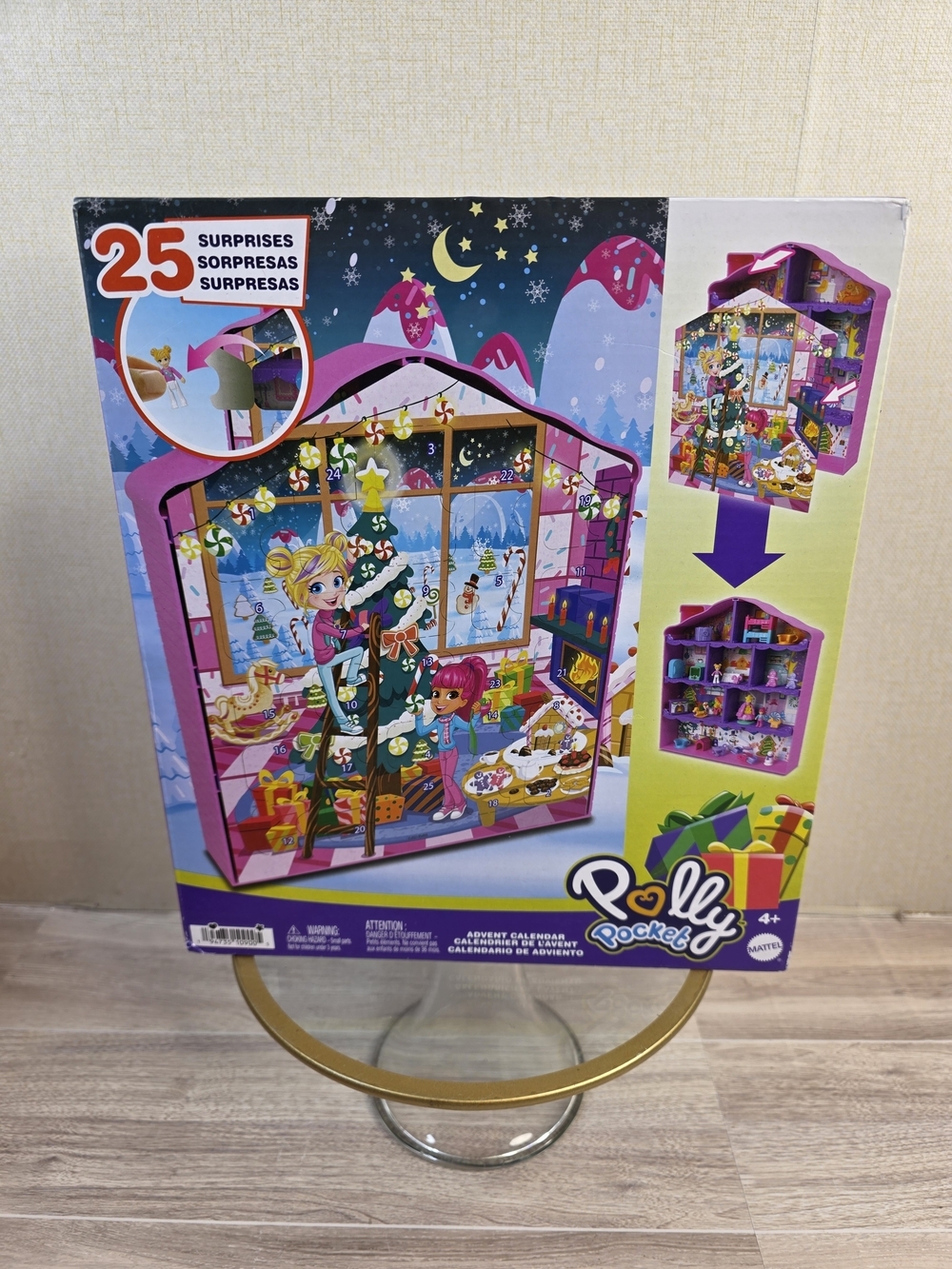 New Polly Pocket Holiday Advent Playset - 25 Surprises